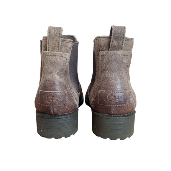 UGG Australia Bonham II Water Resistant Leather Boot Ankle Bootie 1095150 SZ 6.5 - Picture 7 of 11